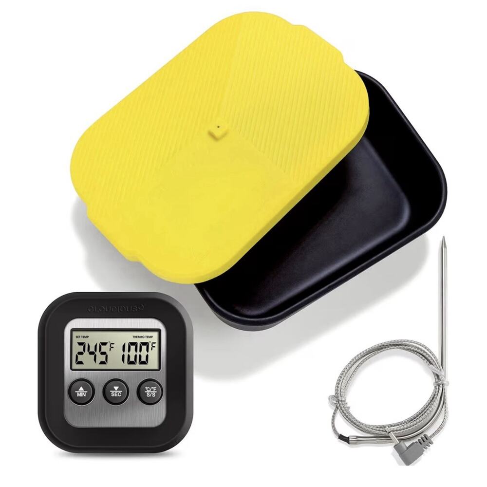 Decarb9 Decarboxylator Box with Digital Thermometer Kit for Baking Herb Precise